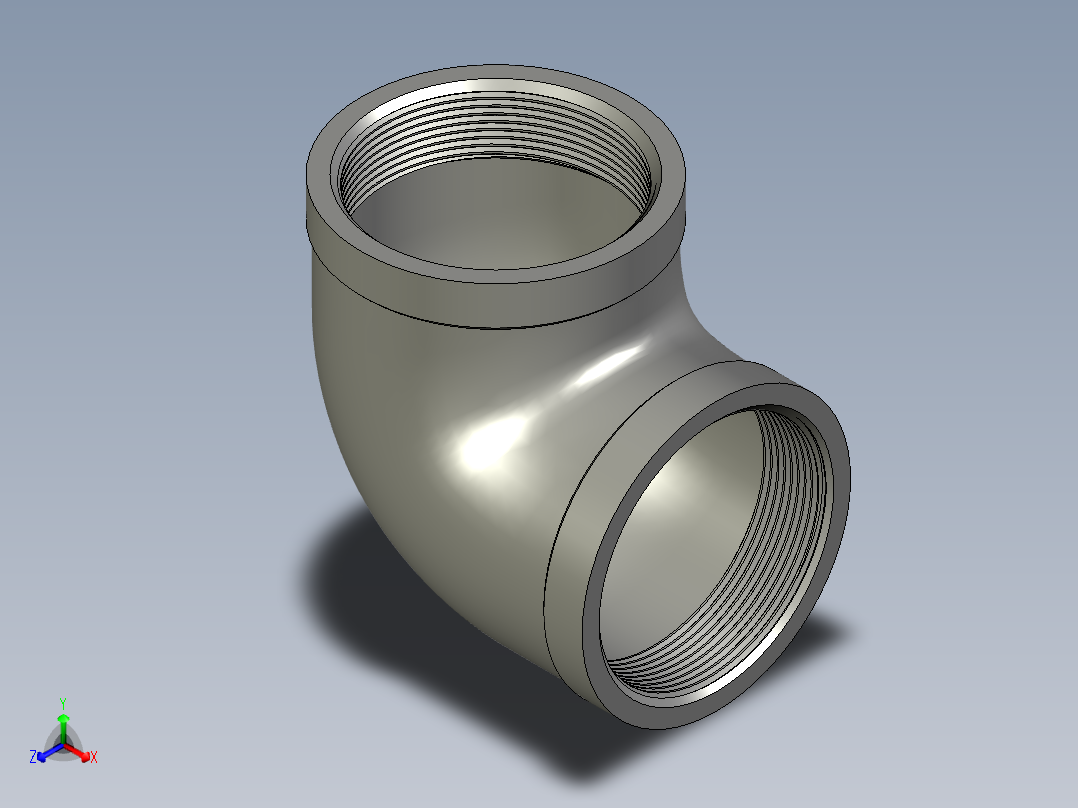 螺纹管弯头-90°等径 DN65