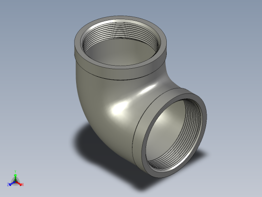 螺纹管弯头-90°等径 DN65