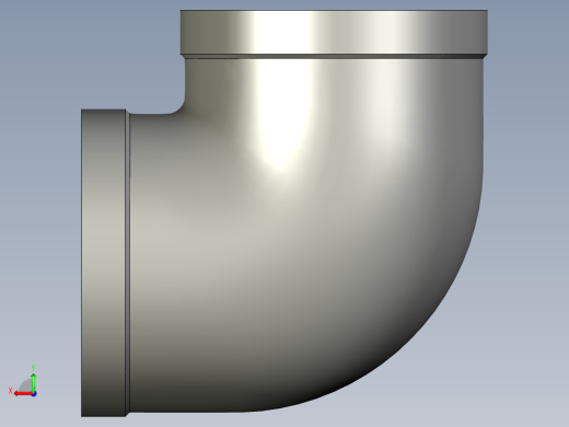 螺纹管弯头-90°等径 DN65后视缩略图