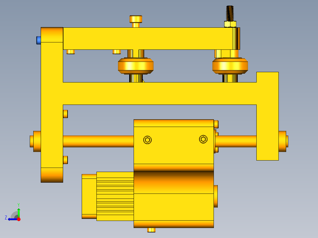 激光雕刻机右视图
