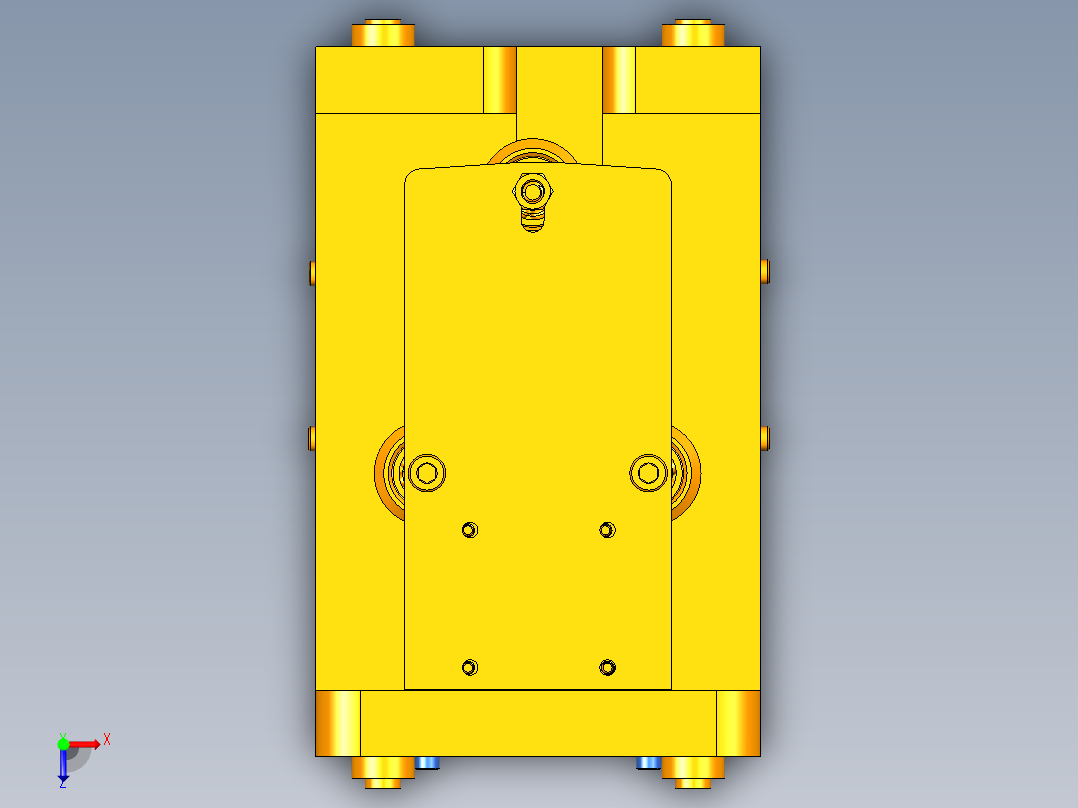 激光雕刻机俯视图