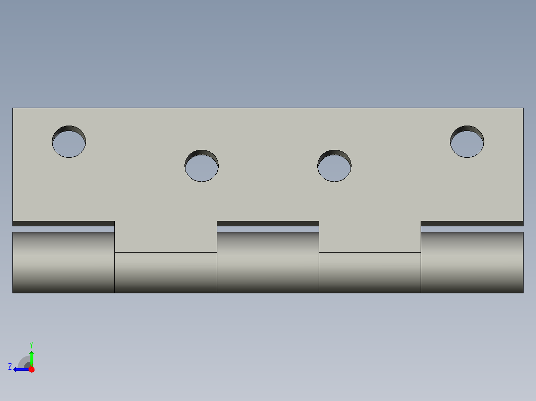 HFV21-100合页右视图