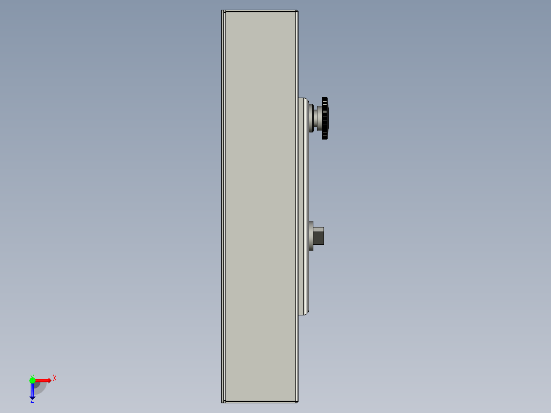 触摸屏组件7寸-ZLJ俯视图