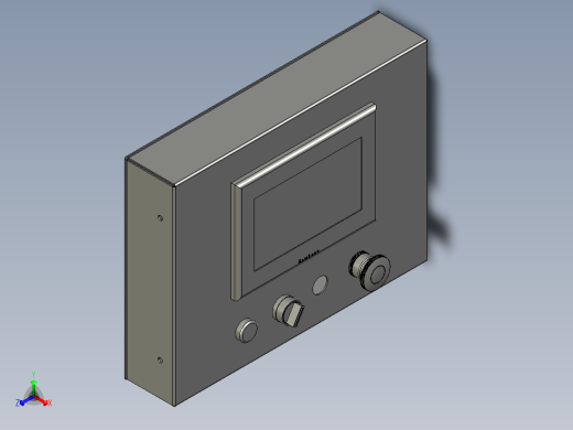 触摸屏组件7寸-ZLJ正等轴测缩略图