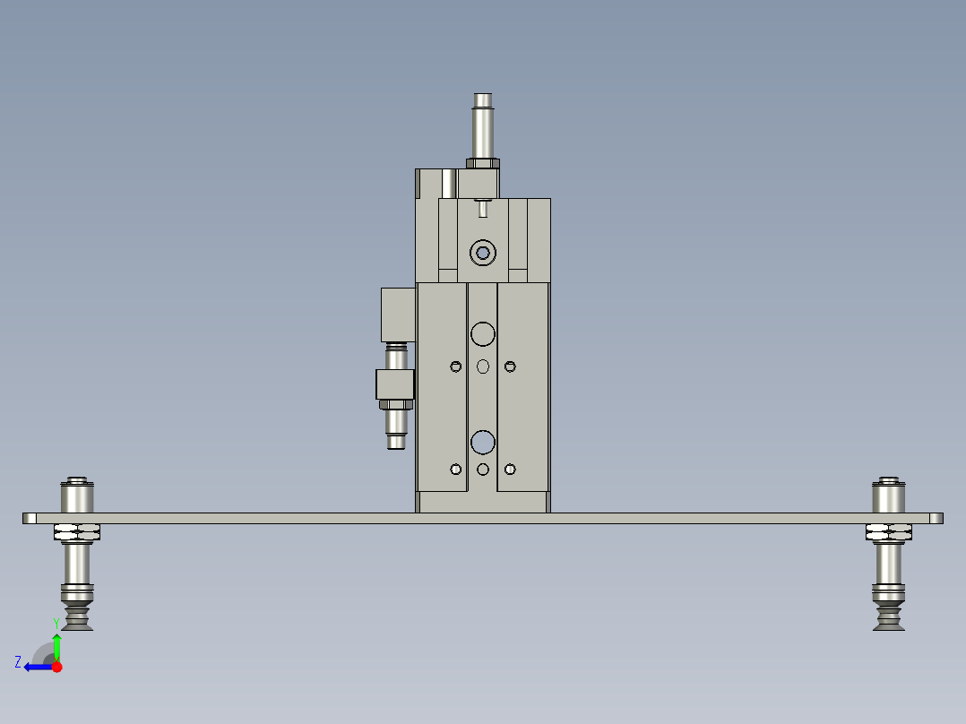 萃盘吸附组件右视图
