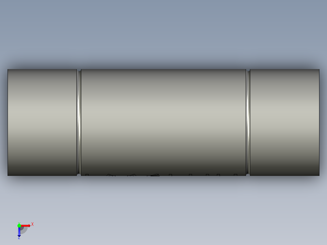 LM6LUU加长型直线轴承GB俯视图