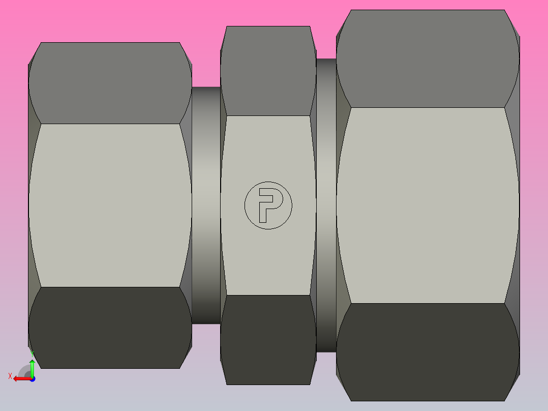 EO直减速机GR38 30S71.stp后视图