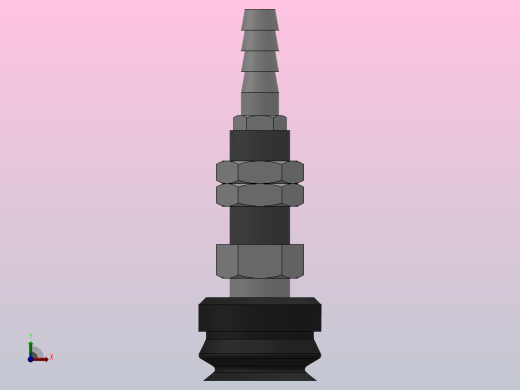 PJTK(φ10~φ50)双层真空吸盘[PJTK-15-S]前视缩略图