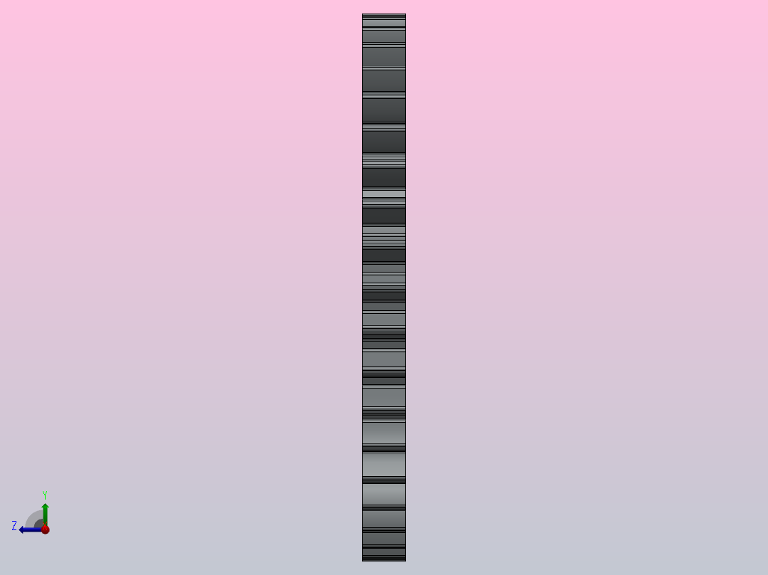 可定制的渐开线直齿轮右视图