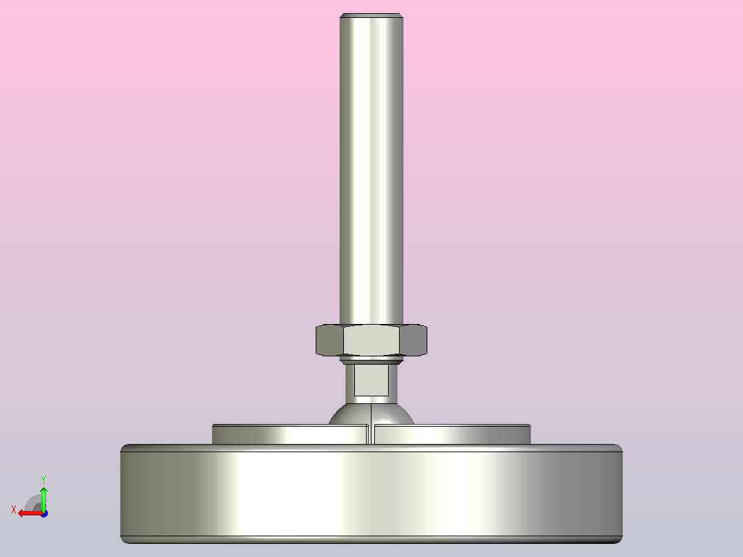 高度可调的重型输送机锚后视图