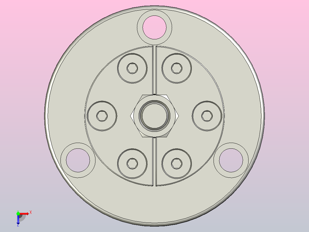 高度可调的重型输送机锚俯视图