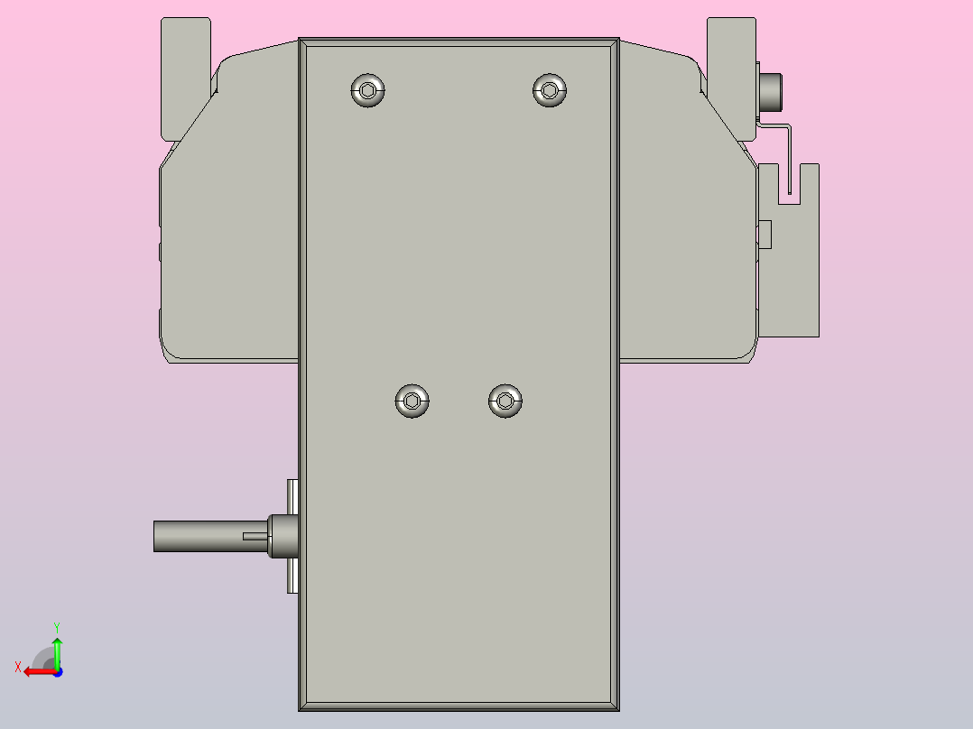 SYS13-950-BM-200W滚珠花健、支撑座、滚珠丝杠、交叉导轨、直线模组后视图