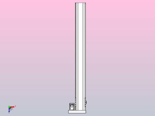 日规模组半封闭丝杆TPA-HNR-175D-2510C-L1500-ML-Y-P75-N3俯视缩略图