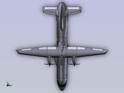 c-295飞机 STP前视缩略图