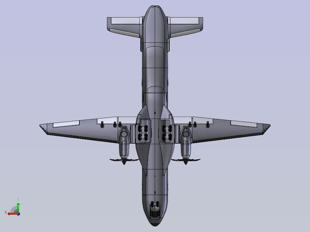 c-295飞机 STP后视图