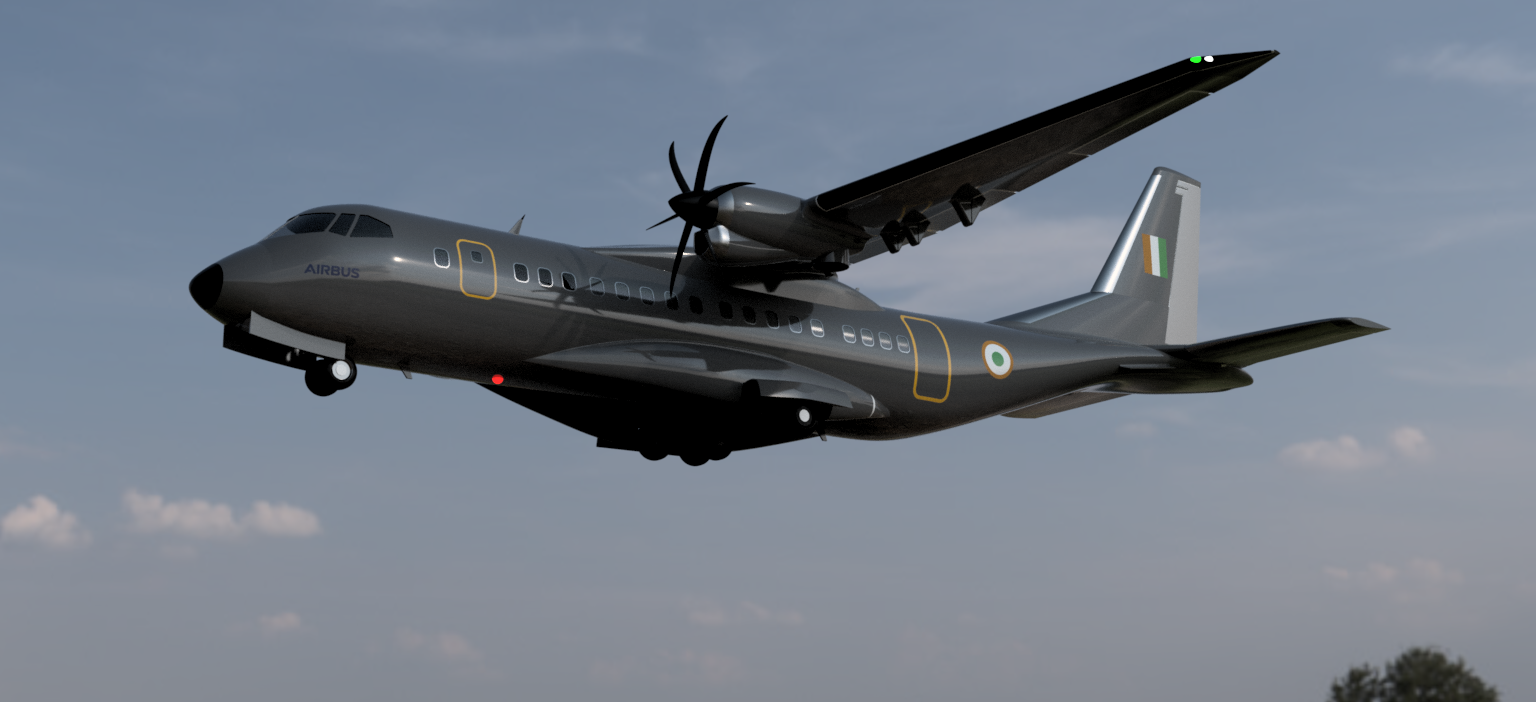 c-295飞机 STP
