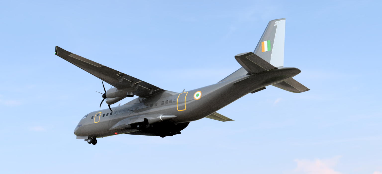c-295飞机 STP
