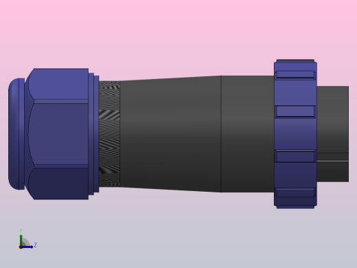 SP2110P[SP2110P-12]航空插头，多芯接头，连接器左视缩略图