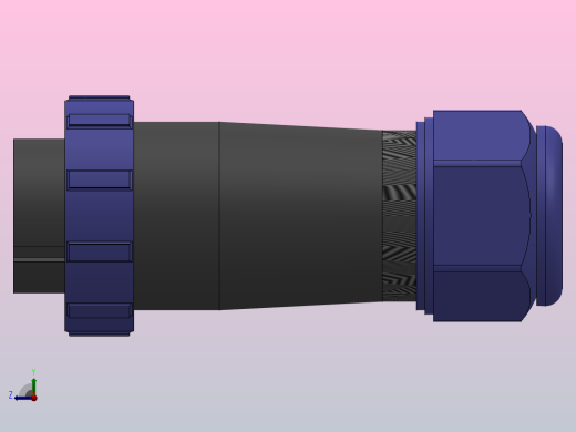 SP2110P[SP2110P-12]航空插头，多芯接头，连接器右视缩略图