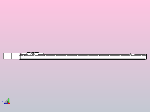 机器人皮带驱动直线轴TPA-GCB-120-P70-L900-QR-M20-N3右视缩略图
