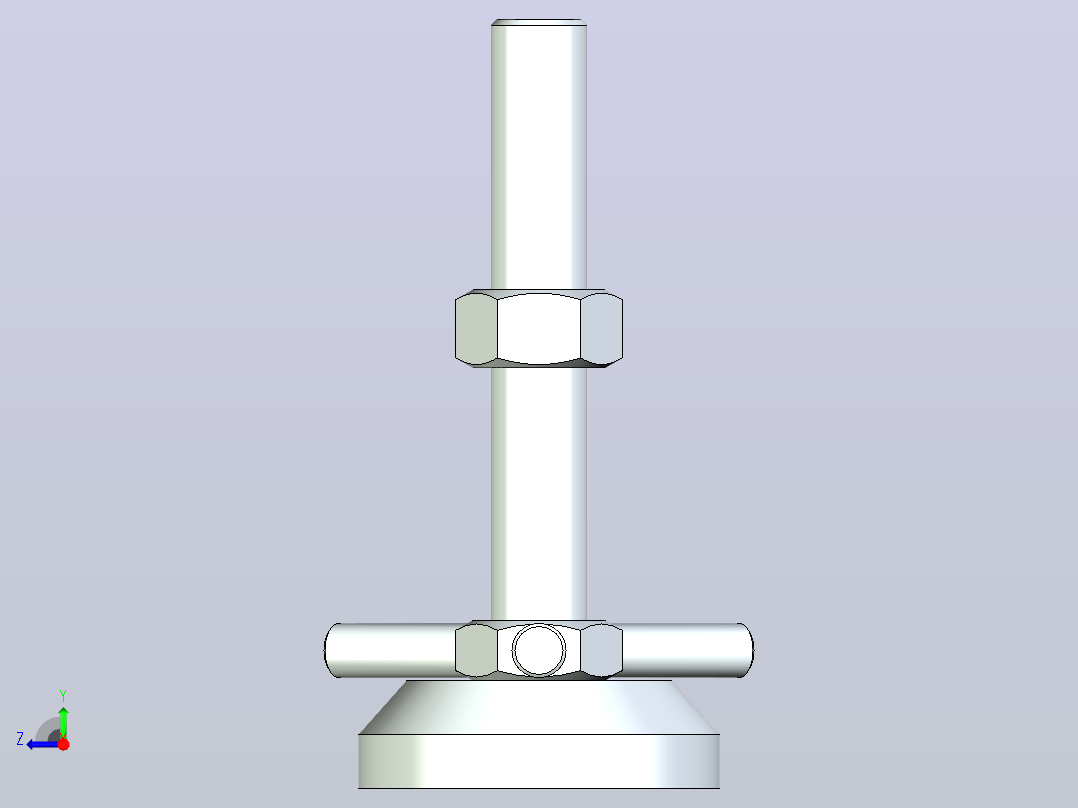 脚杯WAD61-D60-M16-L100右视图