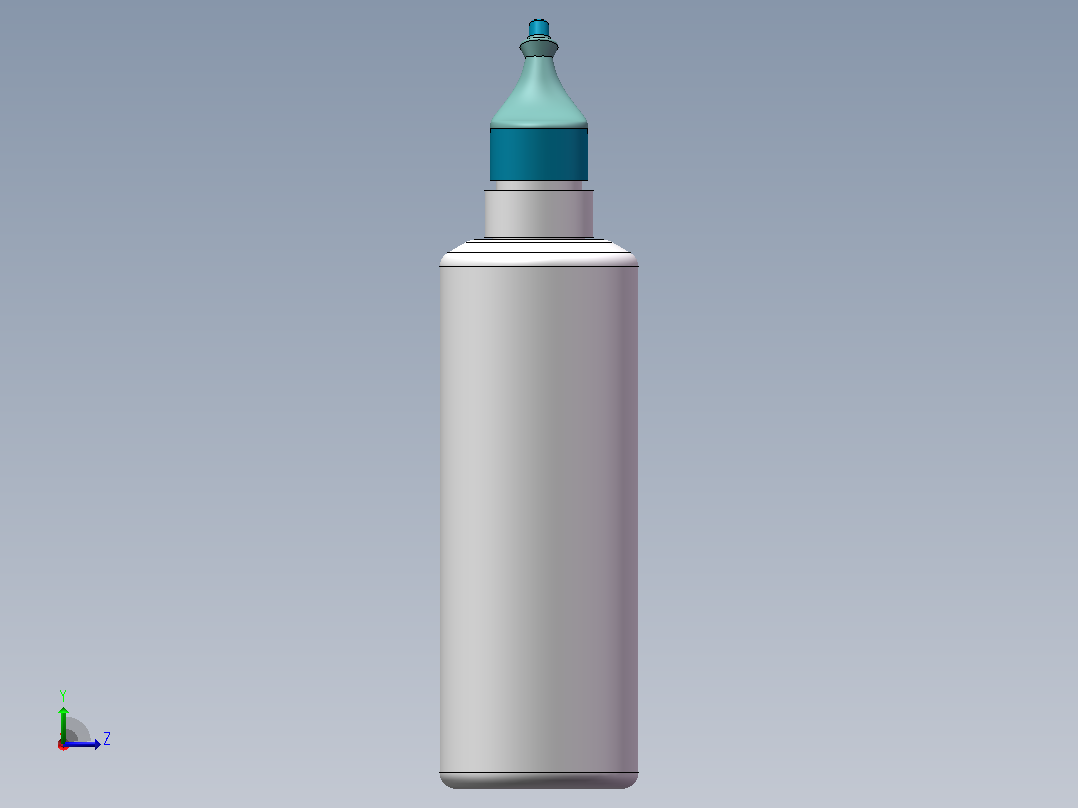 鼻腔喷雾器模型 左视图