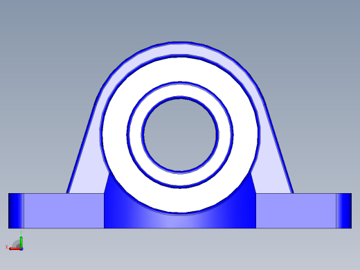轴承座User Library-rhp pillow block_后视缩略图