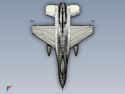 f-16-block-52-a飞机俯视缩略图