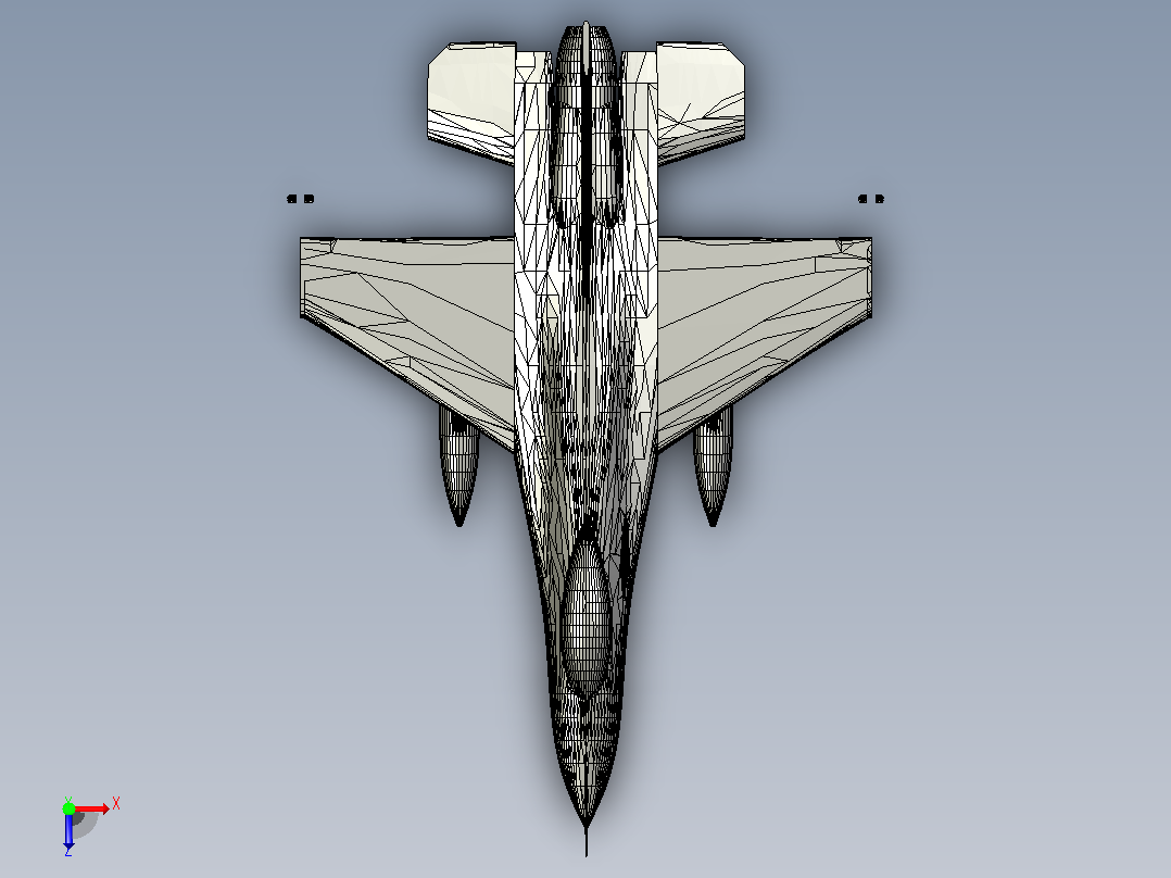 f-16-block-52-a飞机正等轴测图
