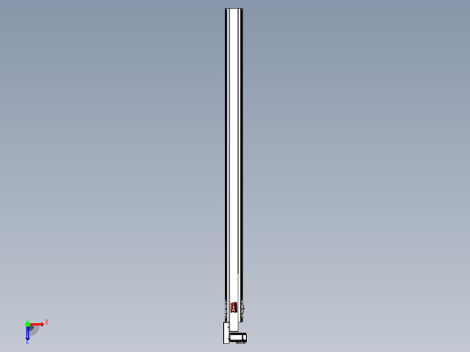 皮带直线轴半封闭可选导轨TPA-HNB-120D-110-L1950-ML-C-P40-N3俯视缩略图