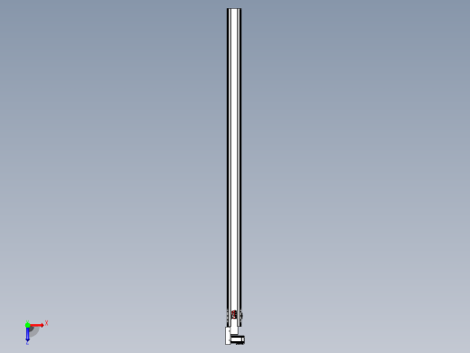 皮带直线轴半封闭可选导轨TPA-HNB-120D-110-L2450-ML-C-P40-N3俯视缩略图