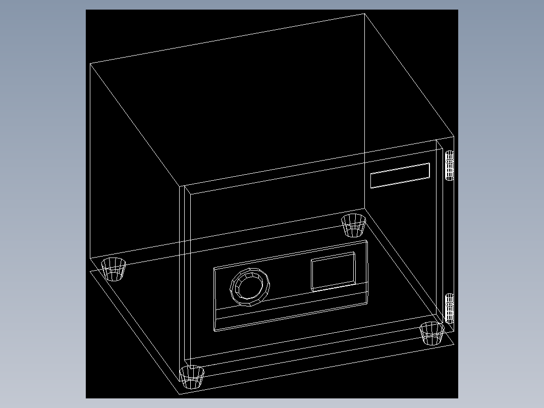 室内家具及植物的维模型十二-B084