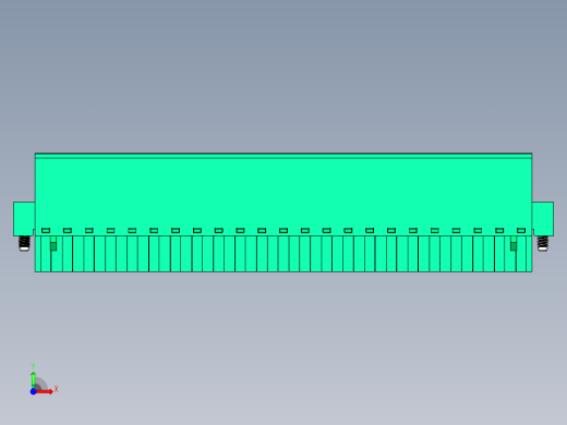 DEGSON 2EDG（M） 系列 5.0mm 螺丝锁紧可插拔接线端子组-2EDGKCM-5.0-23P-14-00AH前视缩略图