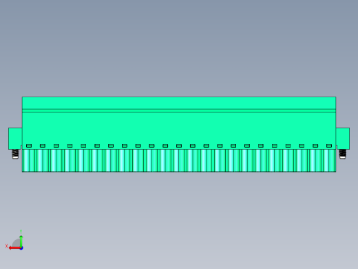 DEGSON 2EDG（M） 系列 5.0mm 螺丝锁紧可插拔接线端子组-2EDGKCM-5.0-23P-14-00AH后视缩略图