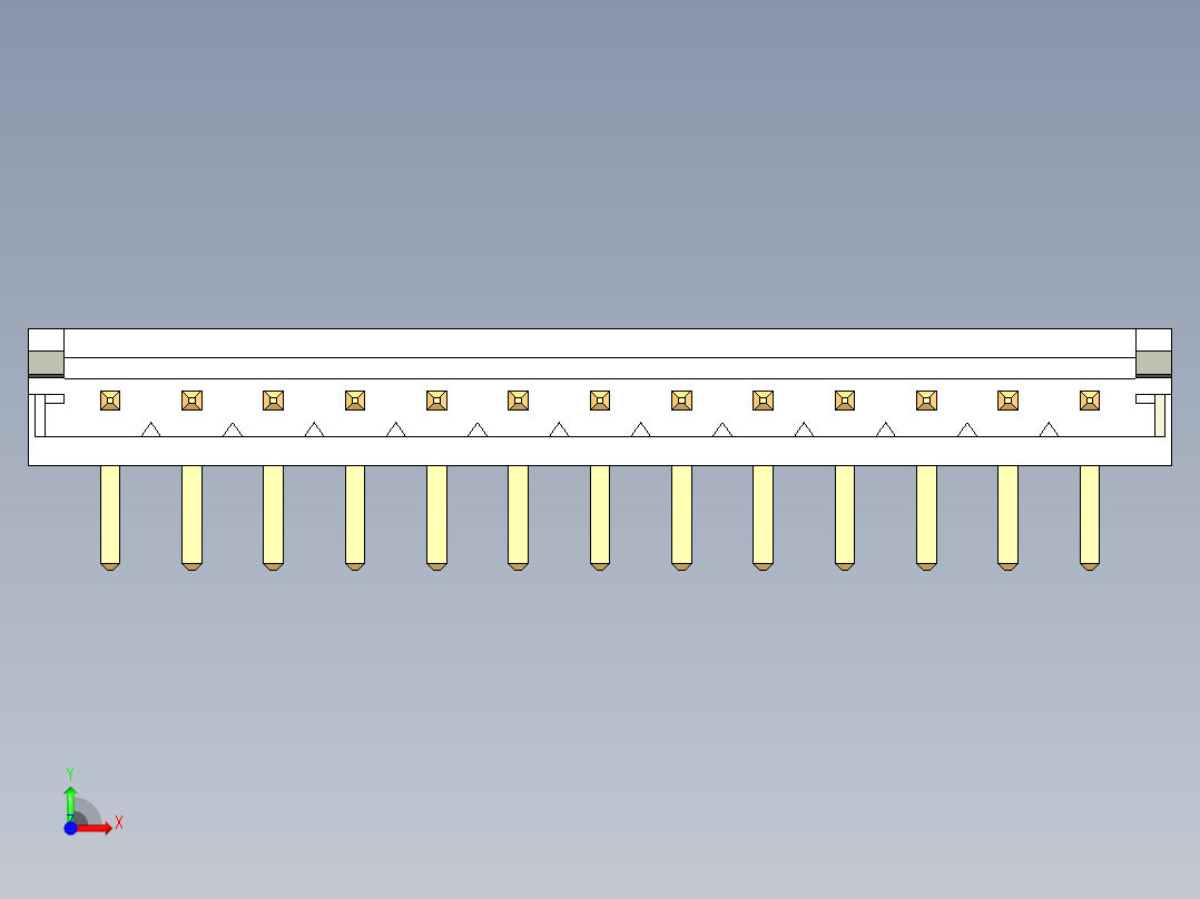 JST-S13B-EH-A前视图
