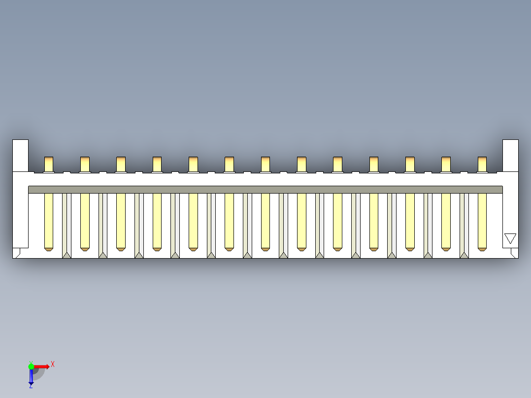 JST-S13B-EH-A俯视图