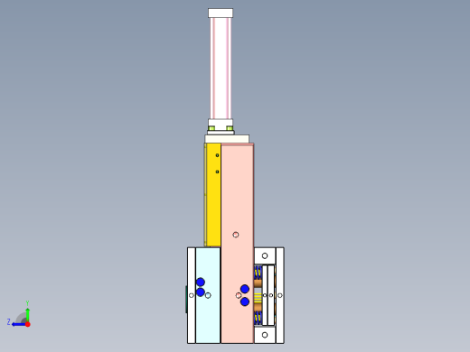 180度弯管抽芯模具右视缩略图