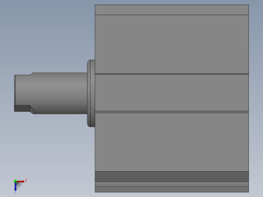 气缸SDA20x10S俯视缩略图