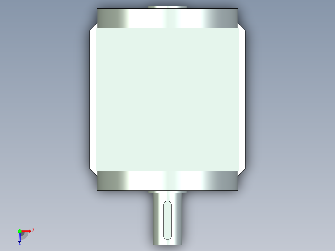 换向器PW110单轴 PGH90-L1 22-110-145-M8.stp俯视图