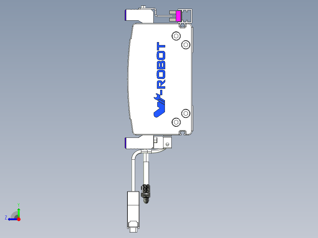 威洛博VL系列3d模型模组VL14S2Y-S450右视图