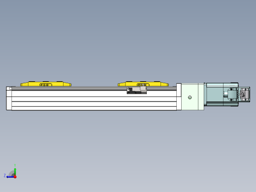 GTH内嵌丝杆全封闭GTH8S-BC-400W右视缩略图