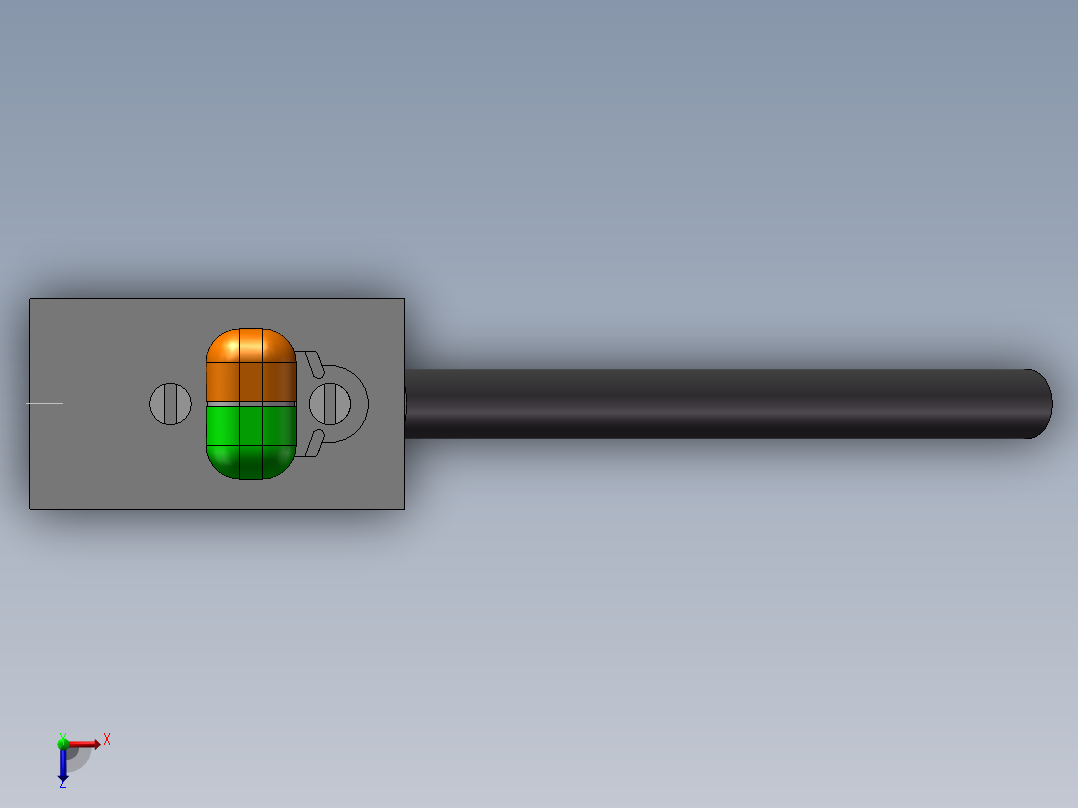 光电开关-CX-442俯视图