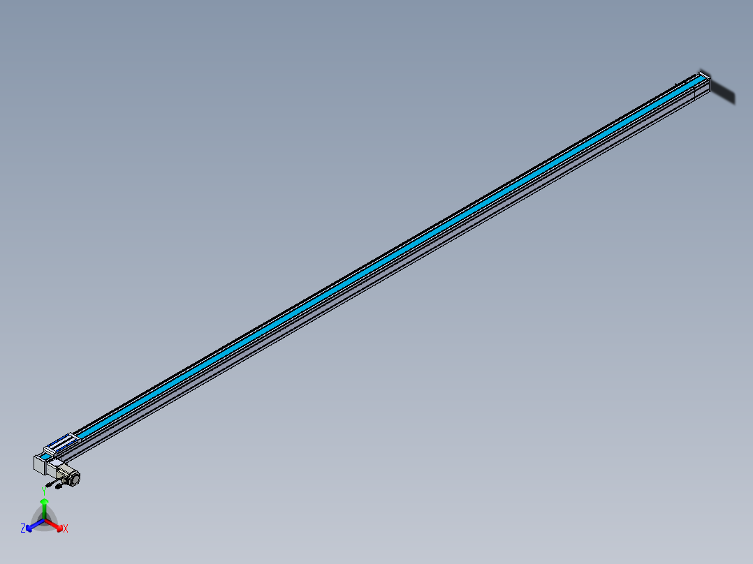 威洛博LB.GB同步带传动--欧规系列LB6A-L130-S3700-BL主视图