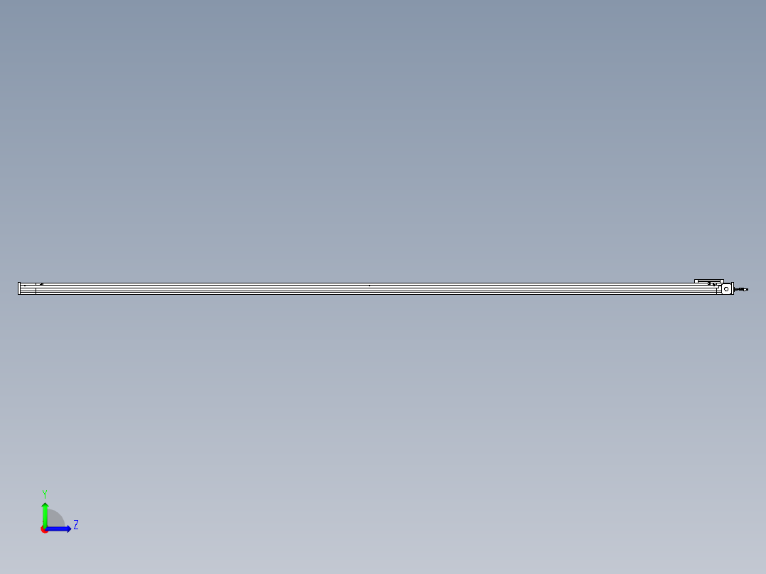 威洛博LB.GB同步带传动--欧规系列LB6A-L130-S3700-BL左视图