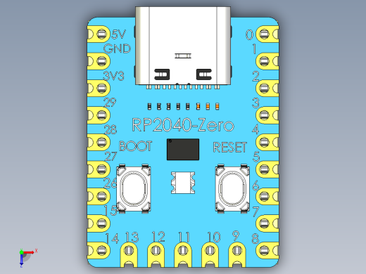 RP2040 Zero俯视缩略图
