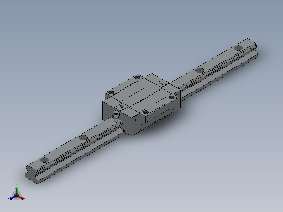 滑块HGW20CC主视图