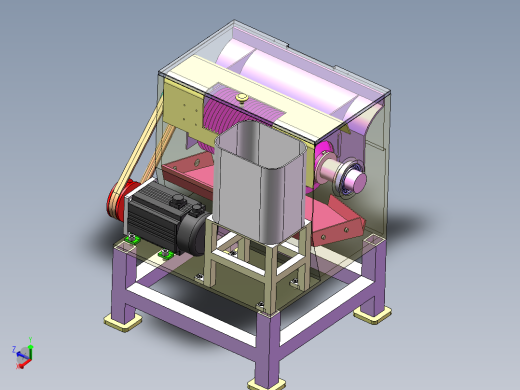 多功能切片切丝机结构设计资料含三维二维说明书