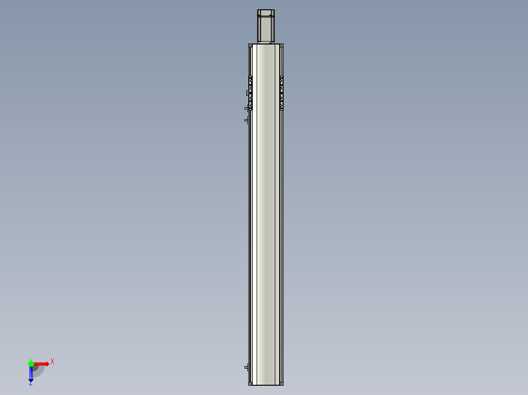 东锦丝杆传动-直线滑台模组DH120-C-S900-BC-P400W-C3俯视图