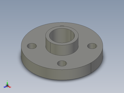 船舶管路系统SeaCor_Flange Vanstone_SOC_37J154010_1in正等轴测缩略图