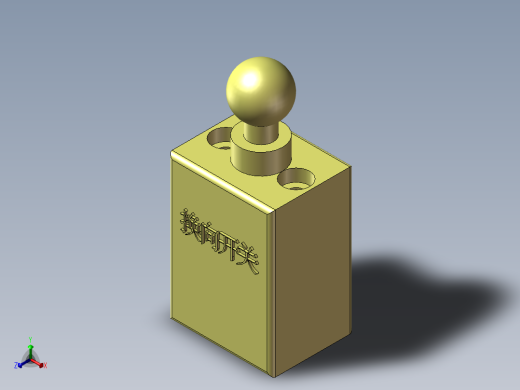 S24 换向开关正等轴测缩略图